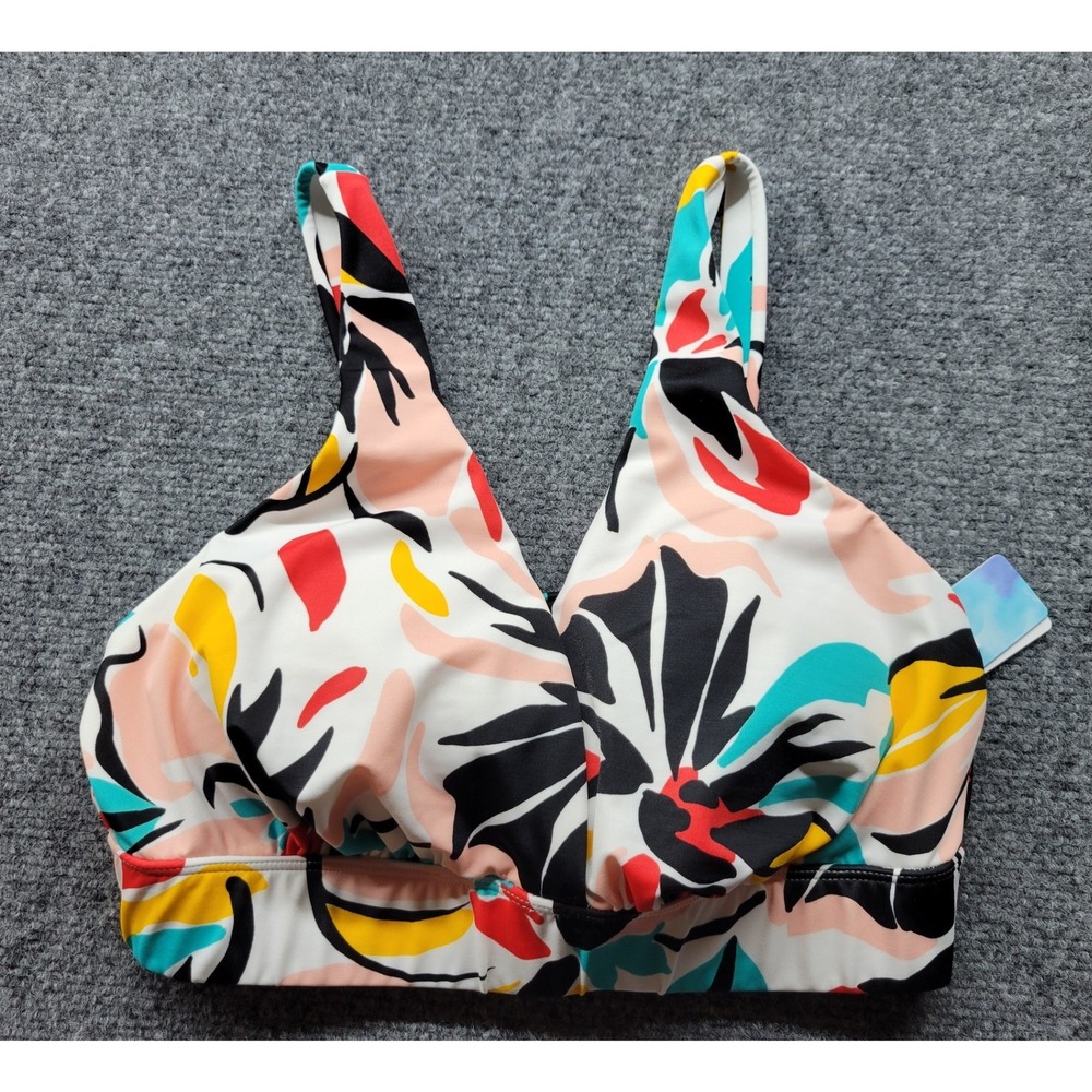 Beach Betty by Miracle Brands Floral Bikini Top Plus Size 1X Multi-Color 674415W